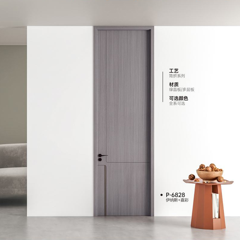 双T型木门P-6828伊纳斯+嘉彩